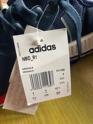 Tenis Adidas Ndm R1 “los ángeles” Azul y Rojo