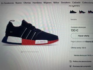 Tenis Adidas Ndm R1 “los ángeles” Azul y Rojo
