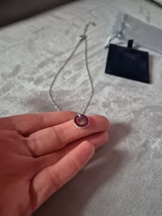 Collana con ciondolo iconico cigno Swarovski