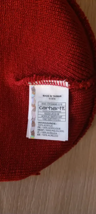 Beanie Carhartt Rosso
