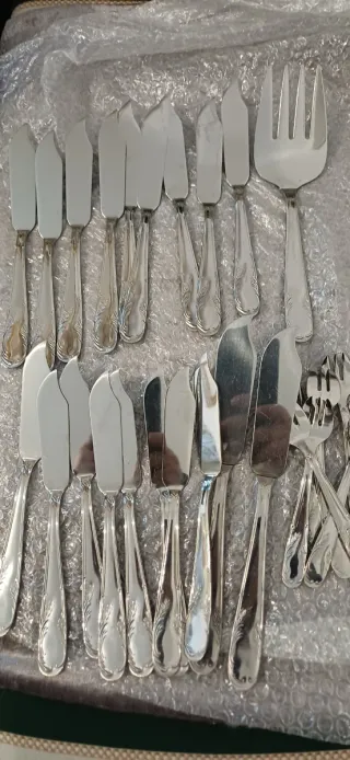 Set di posate Christofle Francia, coltelli per pesce