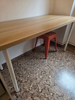 Mesa de Escritorio/Comedor Estilo Nórdico Madera
