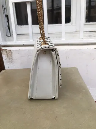 Bolso Louis Vuitton Blanco y Dorado