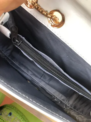 Bolso Louis Vuitton Blanco y Dorado