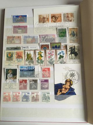 Clasificador sellos cancelados Alemania 1960-1978