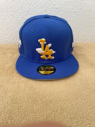 Gorra New Era 59FIFTY LA Azul y Dorado