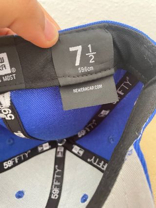 Gorra New Era 59FIFTY LA Azul y Dorado