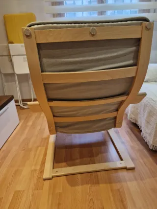 Sillón Poäng Ikea Madera Gris