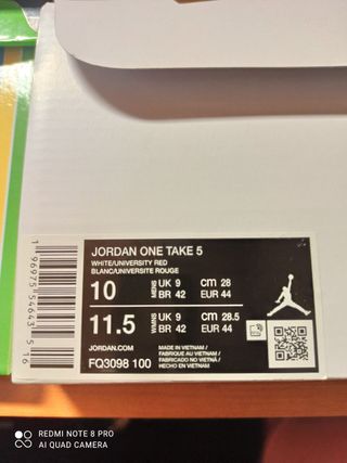 Jordan One Take 5 Westbrook Rosa