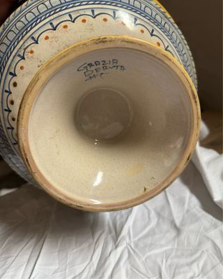 Centrotavola Deruta Antico Ceramica Dipinta