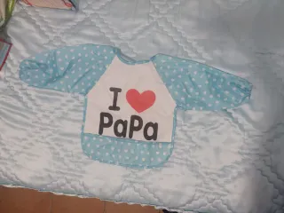 Babero infantil I Love Papa
