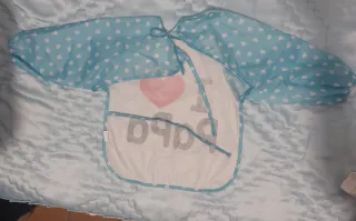 Babero infantil I Love Papa