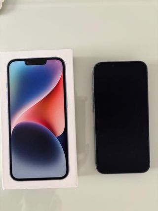 iPhone 14 Azul 128 GB – Perfecto Estado + Caja