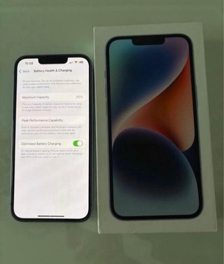 iPhone 14 Azul 128 GB – Perfecto Estado + Caja