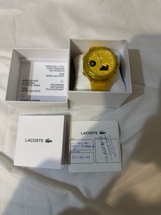 Reloj Lacoste Amarillo
