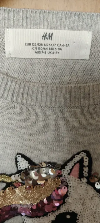 Maglioncino Unicorno bimba 6/8 anni