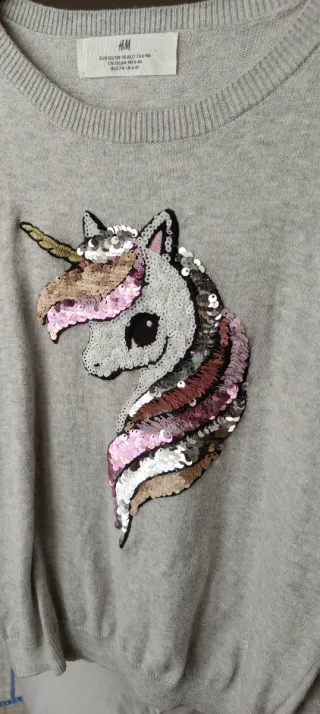 Maglioncino Unicorno bimba 6/8 anni