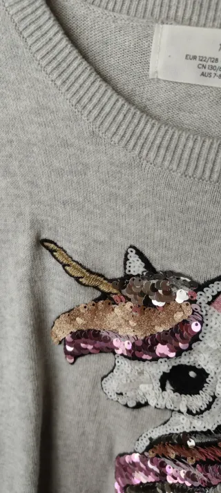 Maglioncino Unicorno bimba 6/8 anni
