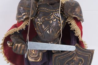 Carlo Magno pupo siciliano artigian. Patania 40cm