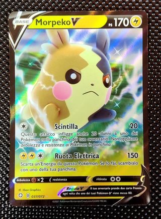 Pokémon - Morpeko V 037/072 Destino Splendente ITA