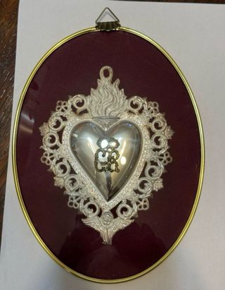 Ex Voto Cuore Antico con Cornice