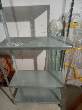 Estantería Metálica Gris Plata