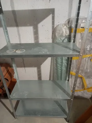 Estantería Metálica Gris Plata