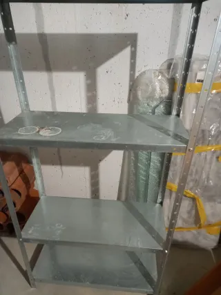 Estantería Metálica Gris Plata