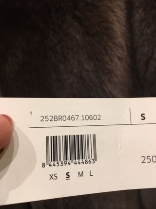 Abrigo Bimba y Lola reversible marrón