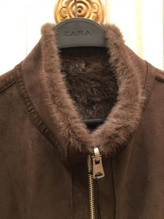 Abrigo Bimba y Lola reversible marrón