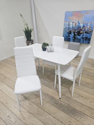 OFERTA DE PACK DE MESA COMEDOR + 4 SILLAS