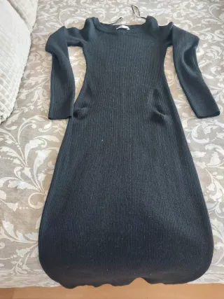 Vestido Zara Negro Talla S