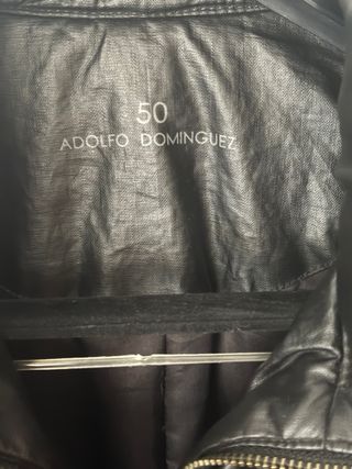 Chaqueta Adolfo Dominguez Negra Talla M (50)