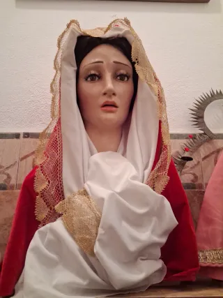 Busto Virgen tamaño natural