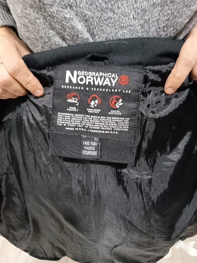 Chaqueta Geographical Norway Negra Talla XS