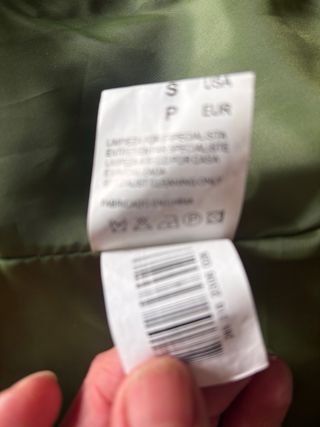 Chaqueta verde militar