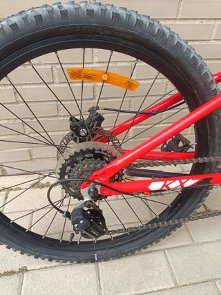 Bicicleta Monty KX7 24 pulgadas Roja