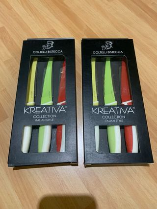 6 Coltelli Bistecca Kreativa Italian Style