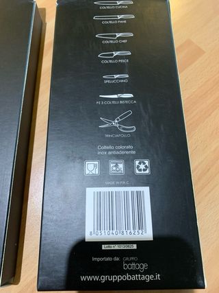 6 Coltelli Bistecca Kreativa Italian Style