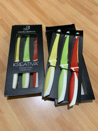 6 Coltelli Bistecca Kreativa Italian Style