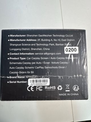 APHOUA Wireless Portable Car Stereo