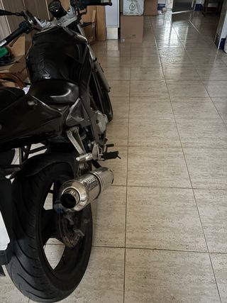 Moto 125cc Negra