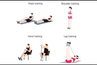 Elastico Pedali Fitness Palestra Elastico