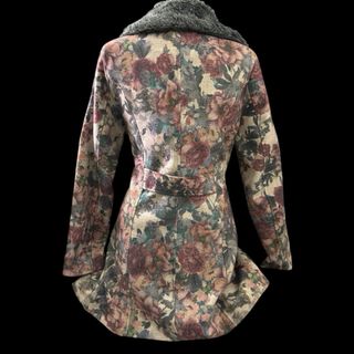 Cappottino donna fantasia floreale