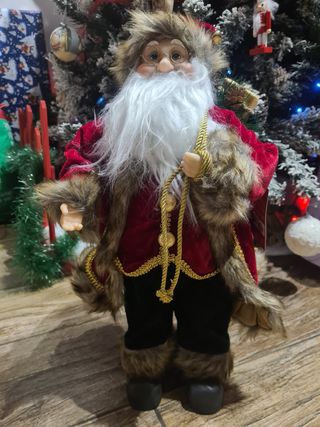 Babbo Natale 60 cm Decorativo con Elegante Vestito