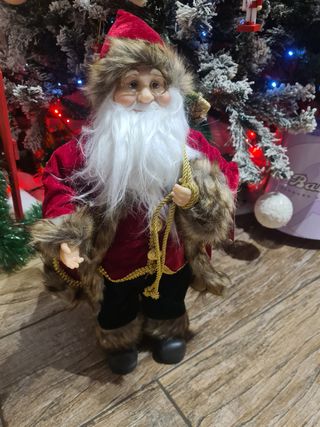 Babbo Natale 60 cm Decorativo con Elegante Vestito