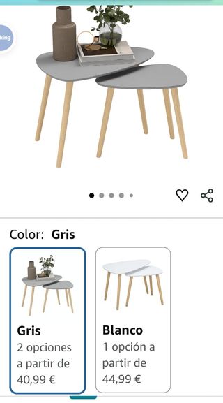 2 Mesitas auxiliares