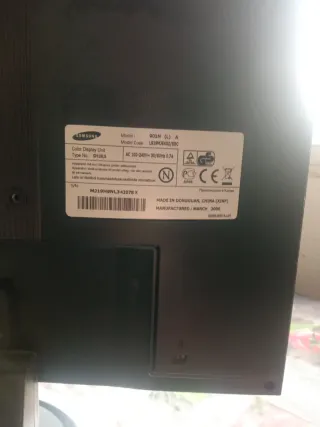 Pantalla Samsung Plata Antigua