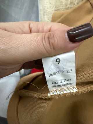 Cappottino donna marrone con bottoni