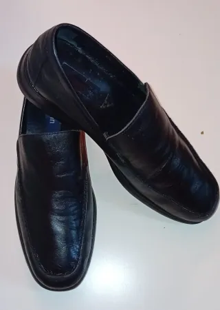 Mocasines Dustin Piel Talla 41 Negro